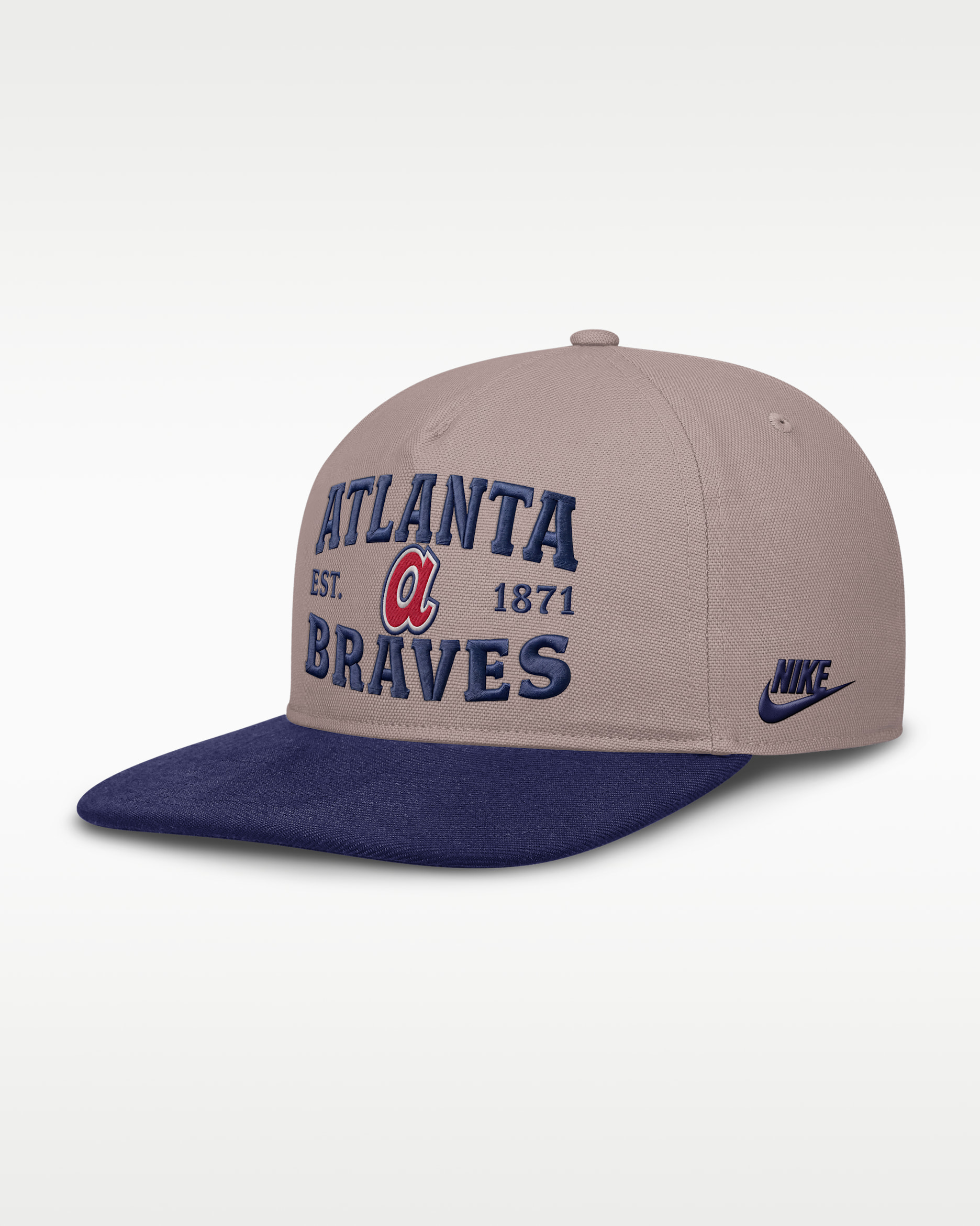 Atlanta Braves Cooperstown Pro Men's Nike MLB A-Frame Adjustable
